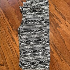 Black and White Patterned Pants from H&M